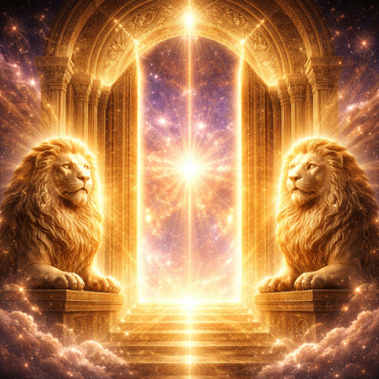 La Magia Radiante del Portal del León: Lenguaje de Luz para una Transformación Interior Profunda - Lyrans - Descarga de Audio 