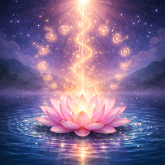 Vom Kopf ins Herz – gechanneltes Symbol zum Loslassen und Entspannen - JPG - PDF