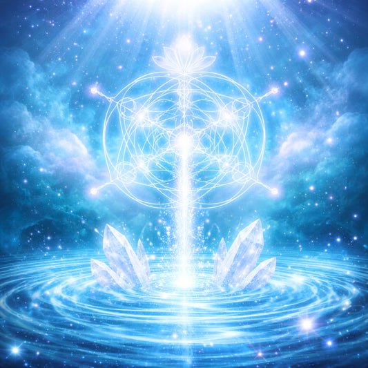 Bergkristalle in Wasser